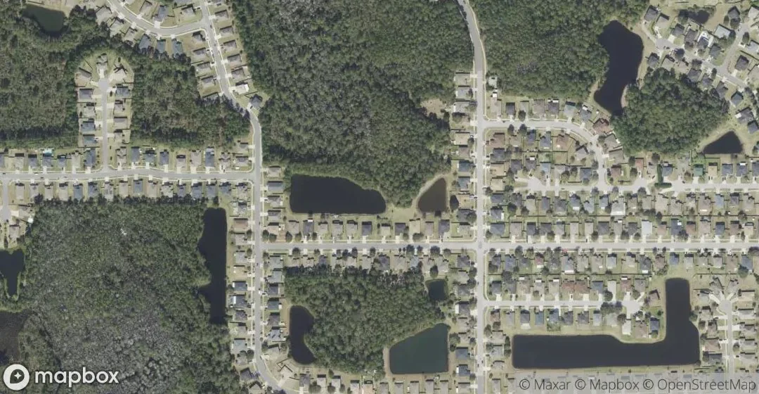 Aerial view of 1932 APRIL OAKS DRIVE Drive, Jacksonville