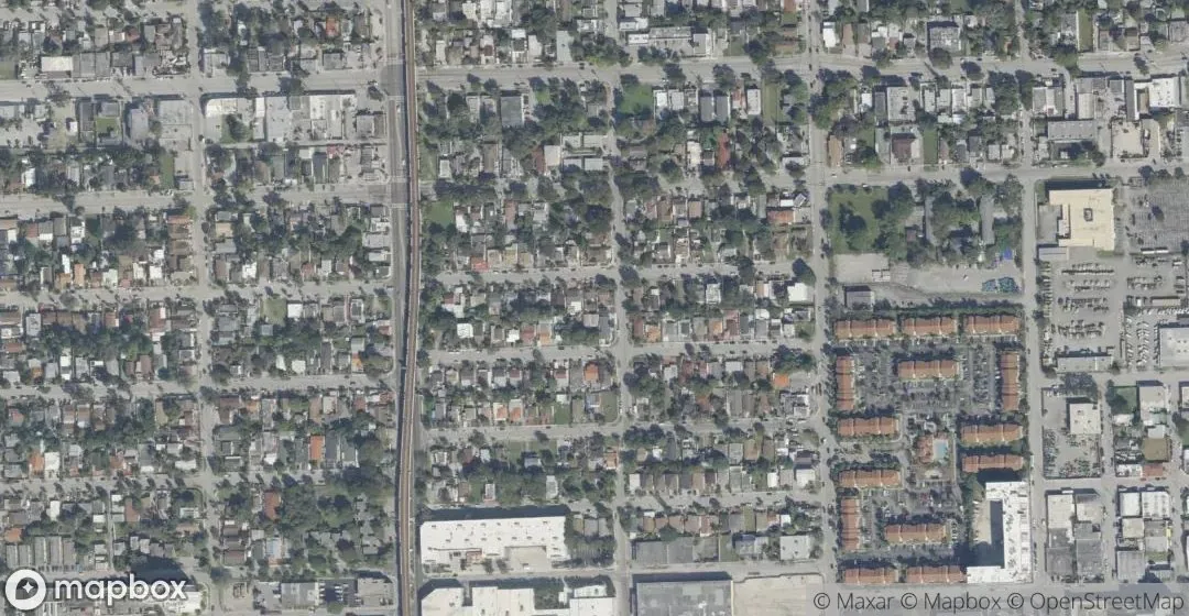 Aerial view of 1143 NW 27th St, Miami