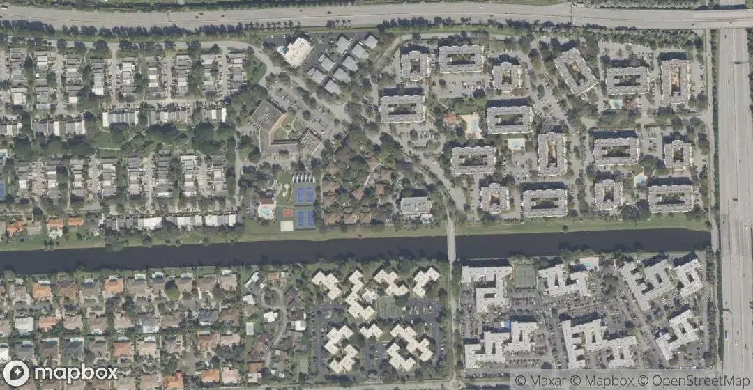 Aerial view of 7900 Camino Cir 406, Miami