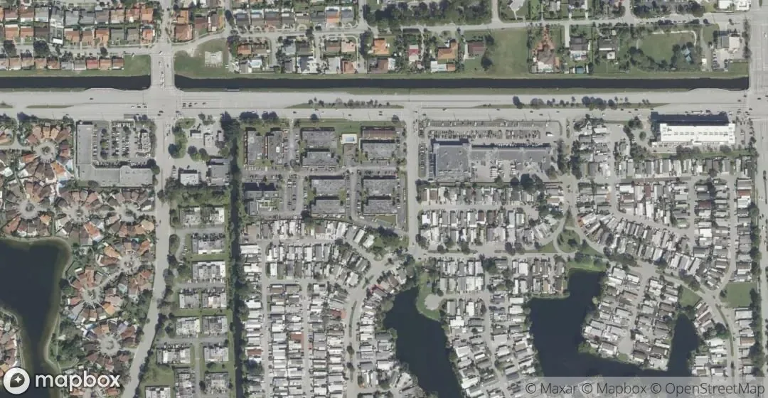 Aerial view of 13706 SW 14th St, Miami