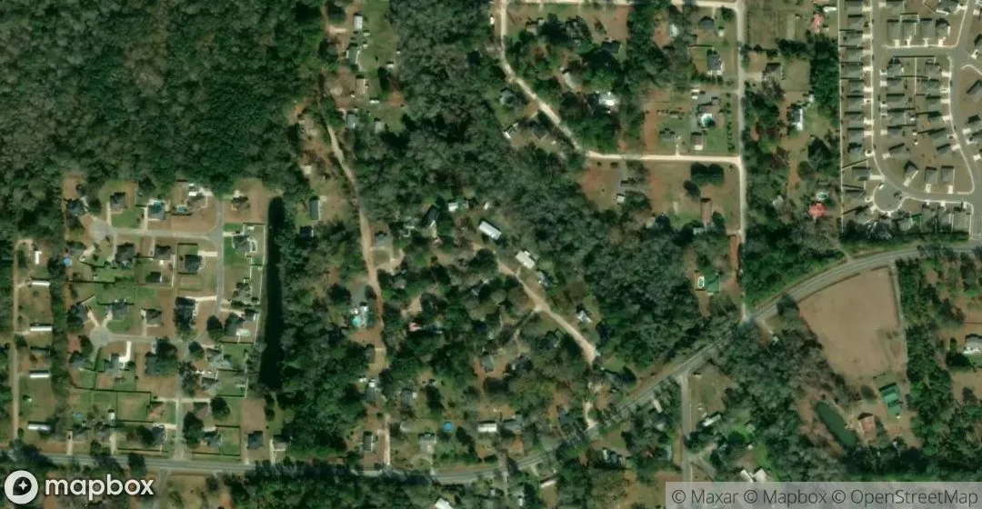 Aerial view of Creekside Townhomes Macclenny