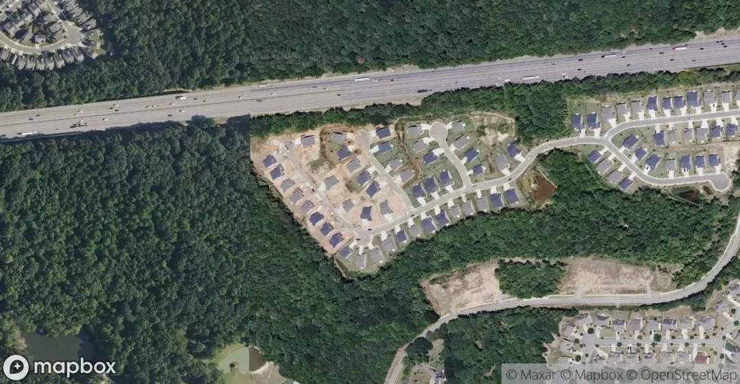 Aerial view of 61 Hunters Way, Hoschton
