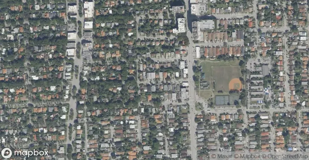 Aerial view of 3780 SW 27th Ter, Miami