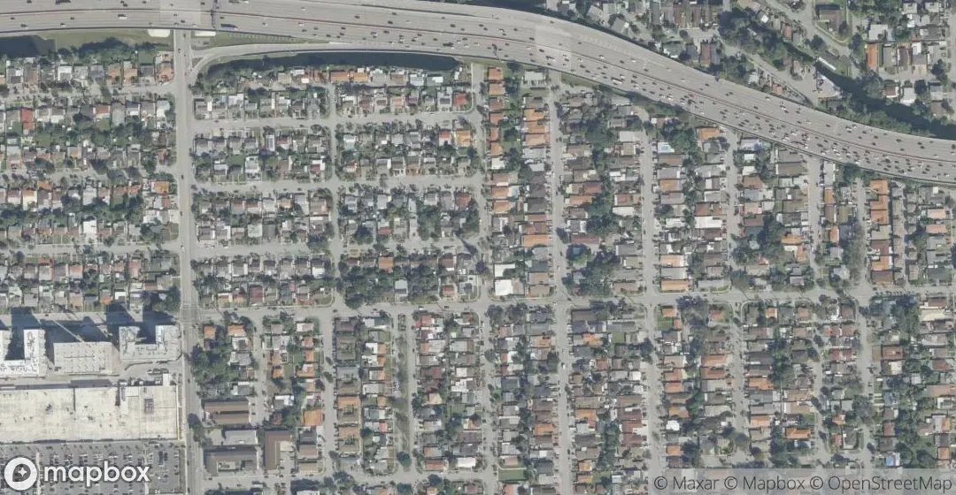 Aerial view of 3500 NW 12th Street, Miami