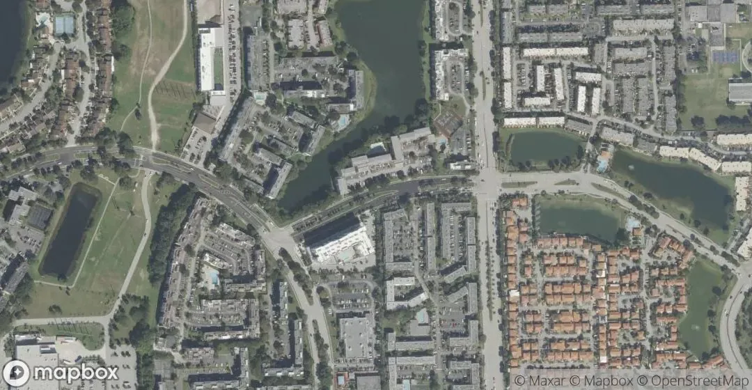 Aerial view of 8775 Park Blvd 123, Miami