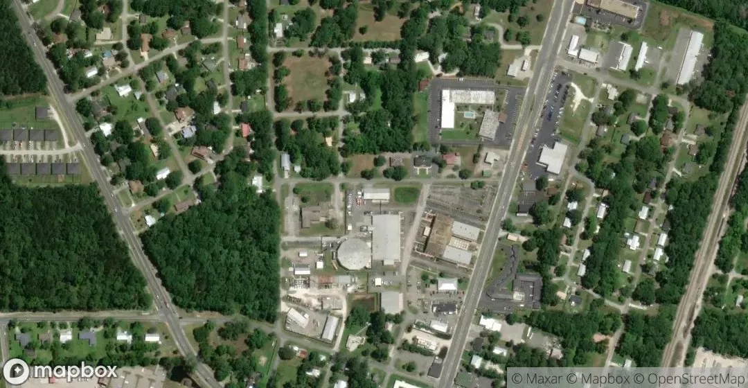 Aerial view of Five Oaks