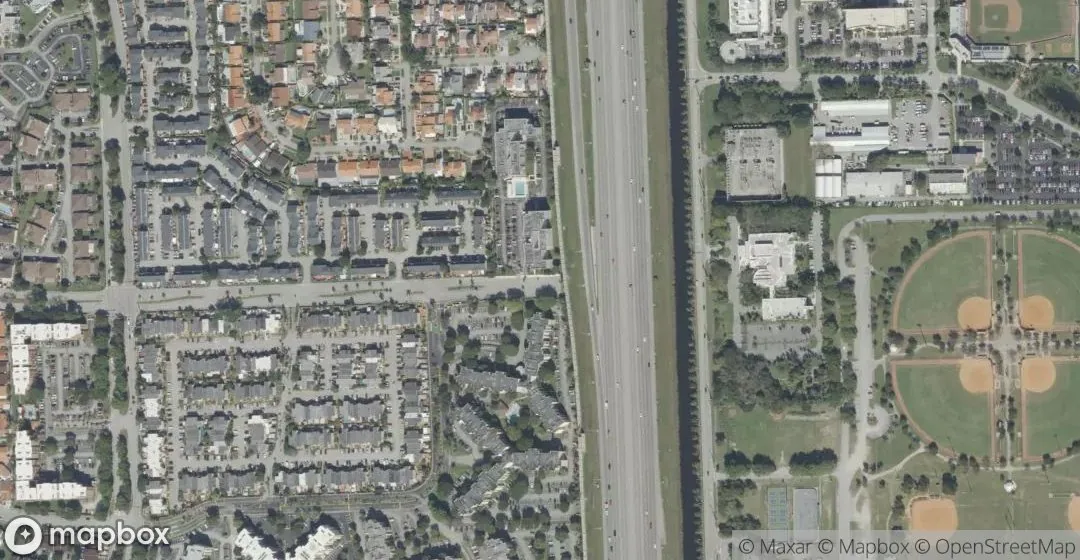 Aerial view of 11715 SW 18th St 506, Miami