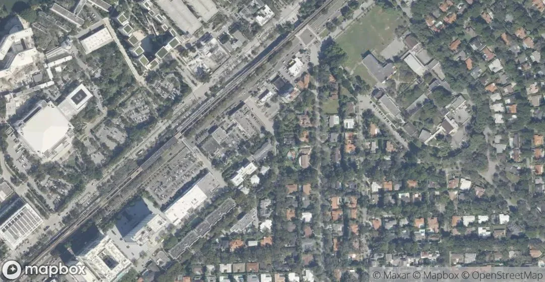 Aerial view of 5750 Turin Street 206, Coral Gables