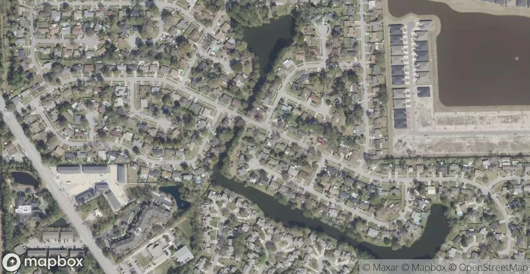 Aerial view of 4077 CUMBRIAN GARDENS Lane, Jacksonville