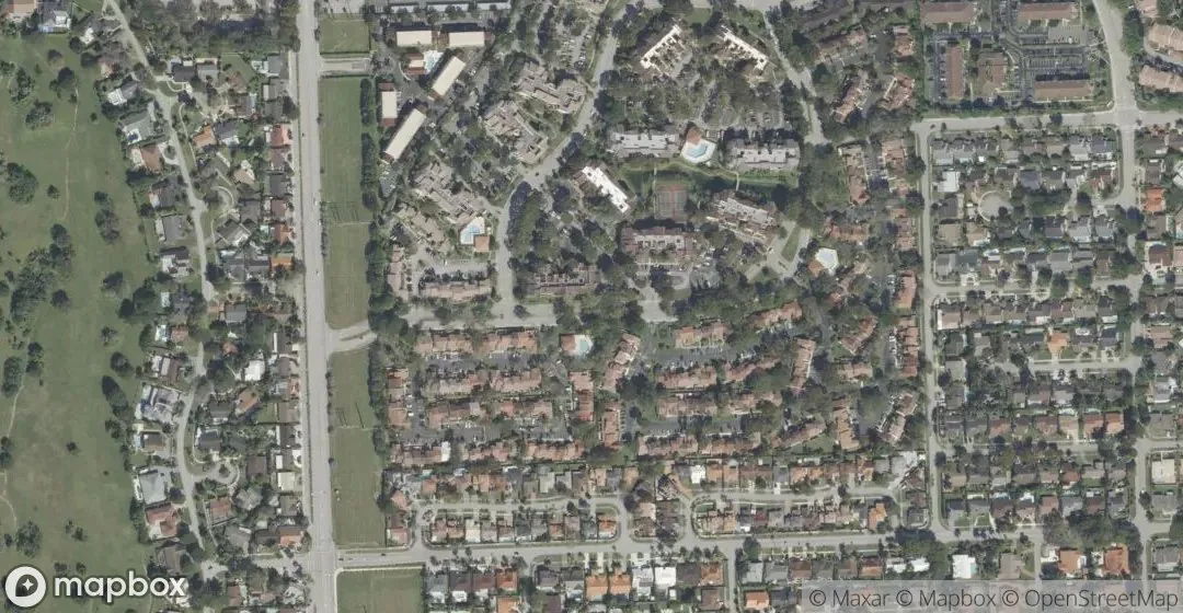 Aerial view of 12455 SW 93rd Ter 403T, Miami