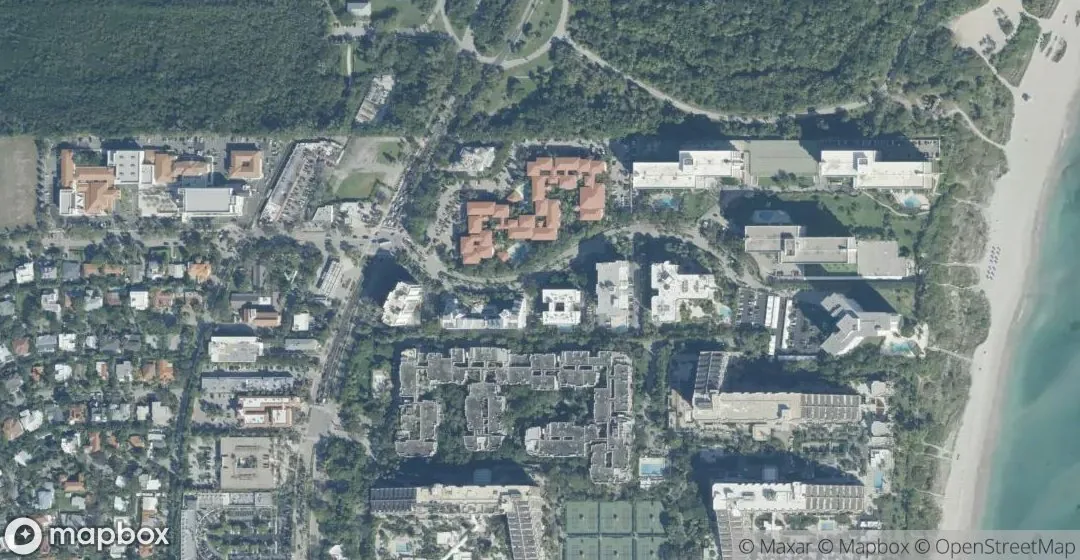 Aerial view of 100 Ocean Lane Dr 303, Key Biscayne