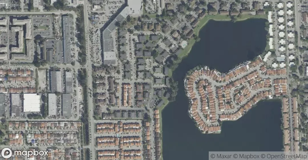Aerial view of 6465 W 27th Ave 43-202, Hialeah