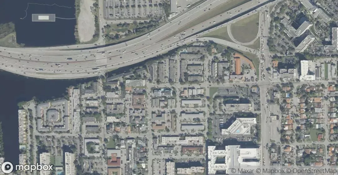 Aerial view of 4370 NW 11th St 206, Miami