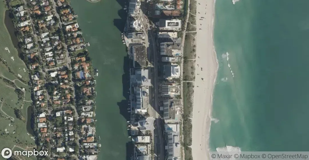 Aerial view of 5757 Collins Ave 1104, Miami Beach