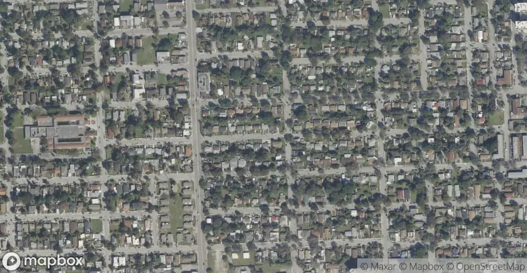 Aerial view of 1121 NW 57th St, Miami