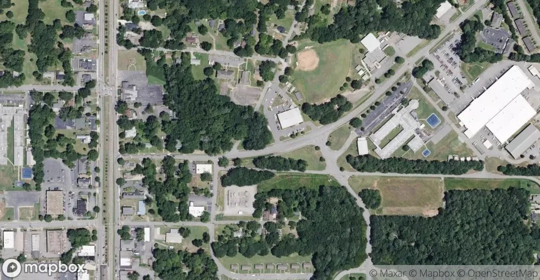Aerial view of 187 Inverness Drive, Jonesboro