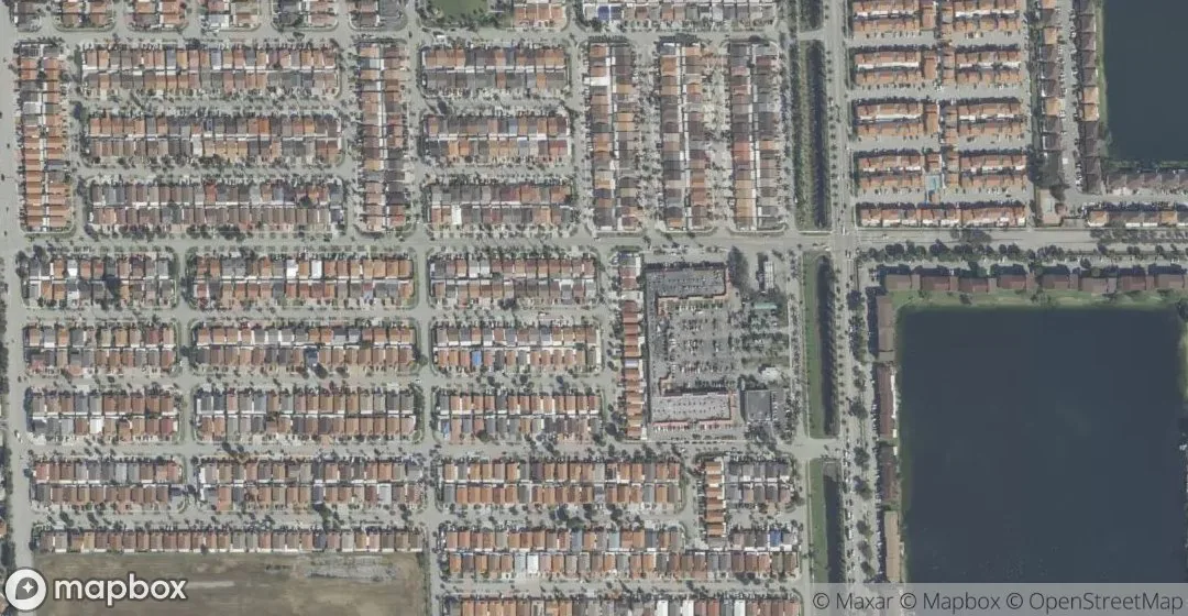 Aerial view of 8805 NW 113th St, Hialeah Gardens