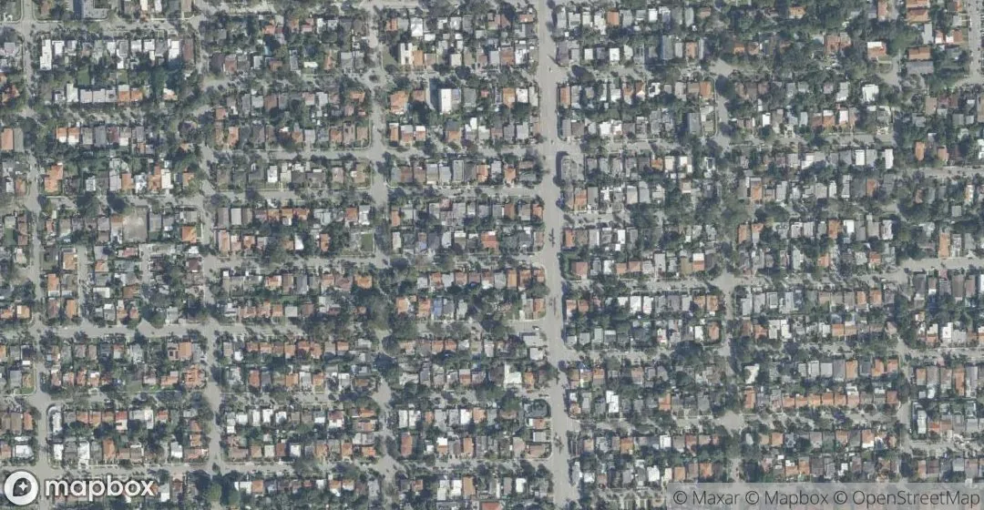 Aerial view of 1735 SW 15th St, Miami
