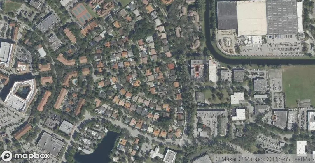 Aerial view of 15331 Turnbull Dr, Miami Lakes