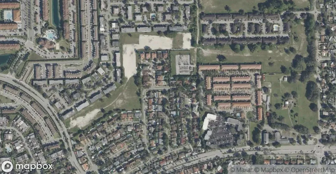 Aerial view of 851 NE 207th Ter 6-103, Miami