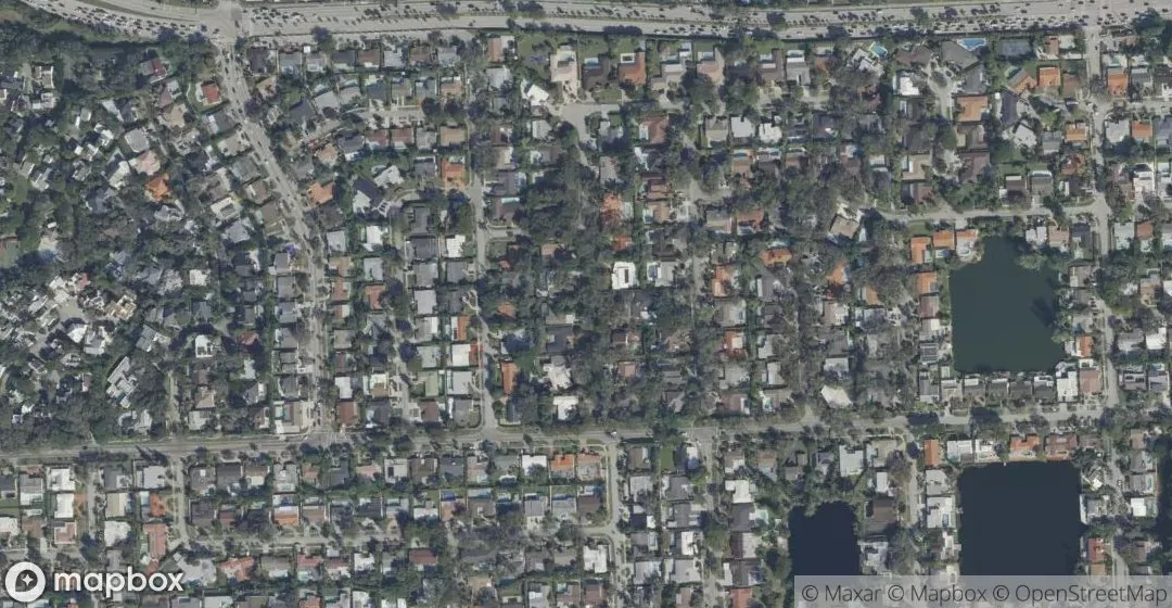 Aerial view of 20020 NE 21st Ct, Miami