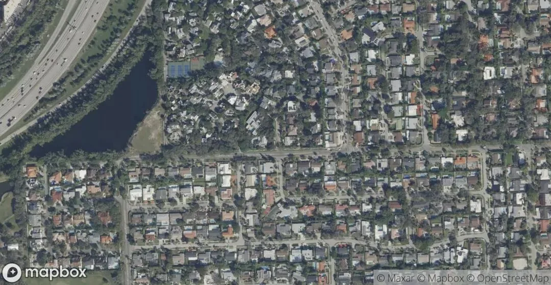 Aerial view of 19914 NE 19th Ct, Miami