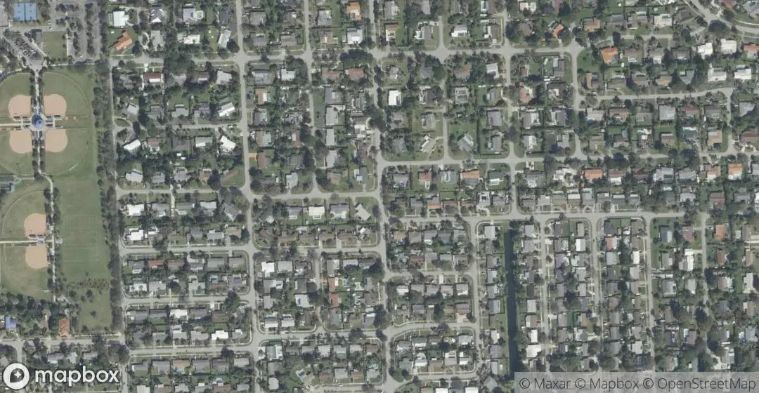 Aerial view of 9200 SW 178th St, Palmetto Bay