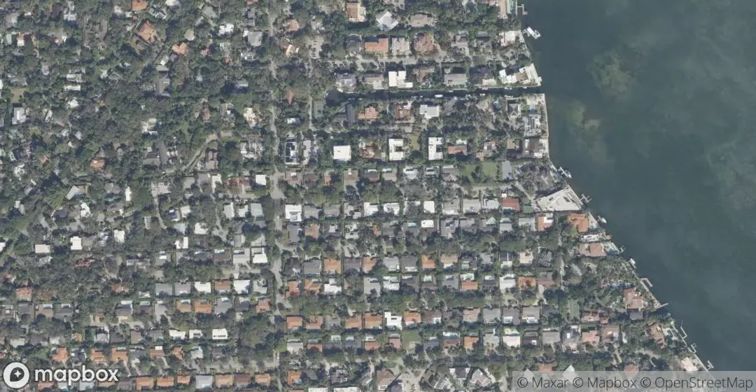 Aerial view of 3620 Battersea Rd, Miami
