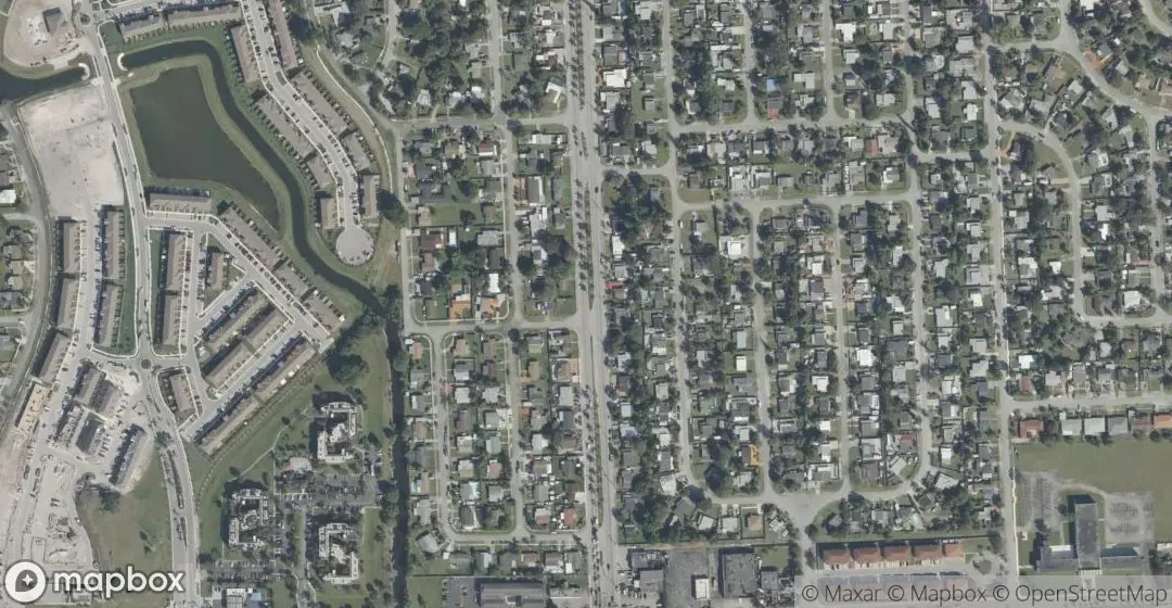 Aerial view of 12210 NW 22nd Ave, Miami