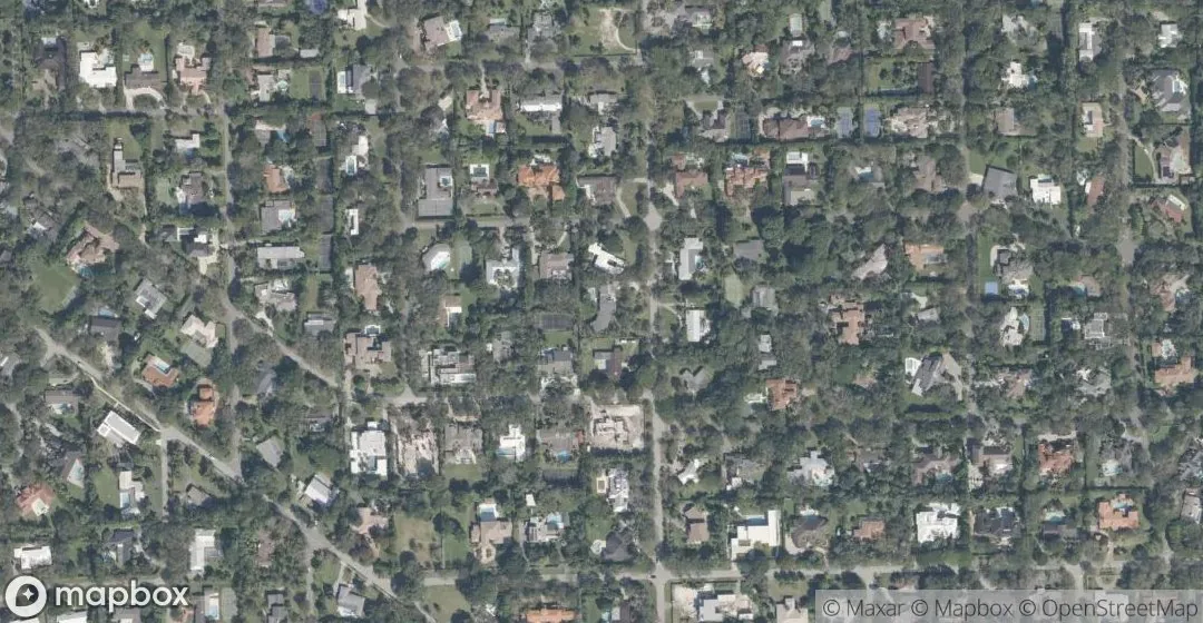 Aerial view of 6201 Chapman Field Dr, Pinecrest