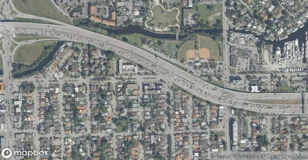 Aerial view of 2330 NW 11th St 24, Miami