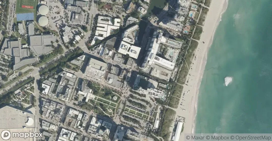 Aerial view of 2301 Collins Avenue 1015, Miami Beach