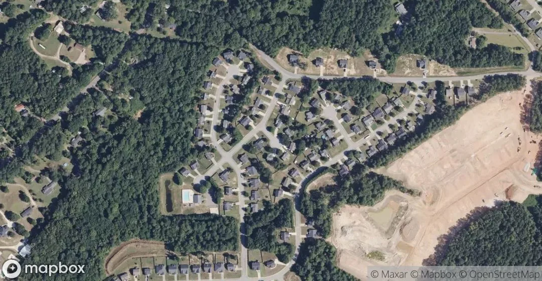 Aerial view of 1259 Maxey Court, Winder