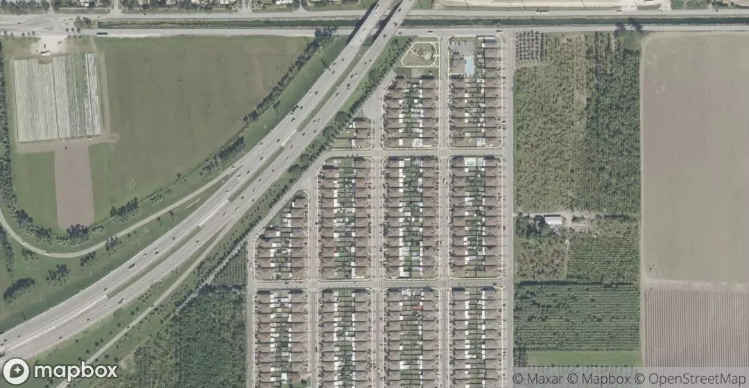 Aerial view of 24970 SW 108th Ave, Homestead