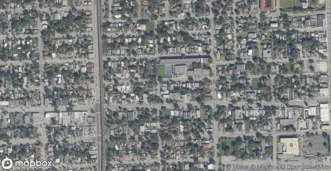 Aerial view of 2834 NW 11th Ave, Miami