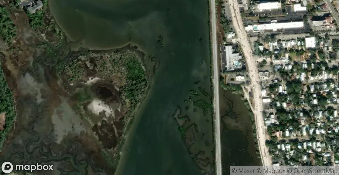 Aerial view of Sebastian Landing in St. Augustine