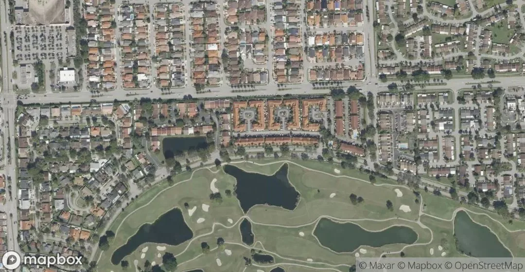 Aerial view of 14340 SW 57th Ln 3-204, Miami
