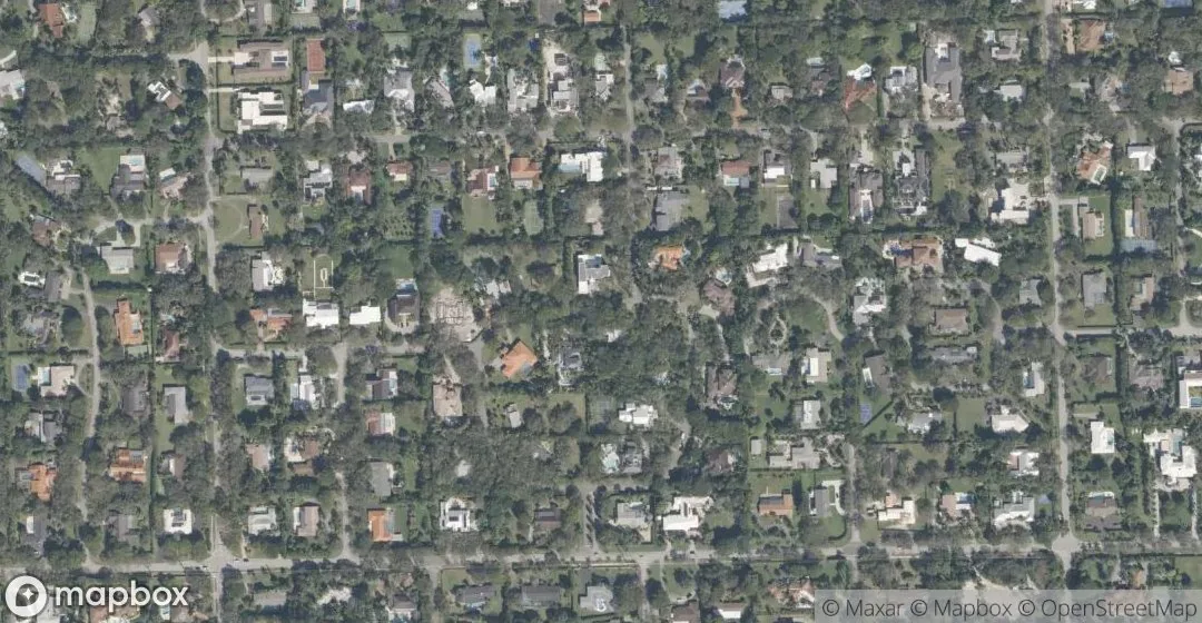 Aerial view of 11825 S Mitchell Manor Cir, Pinecrest