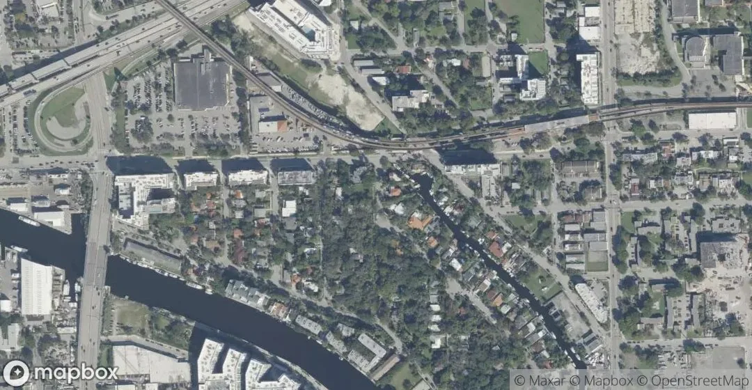 Aerial view of 1000 NW 9th Ct, Miami