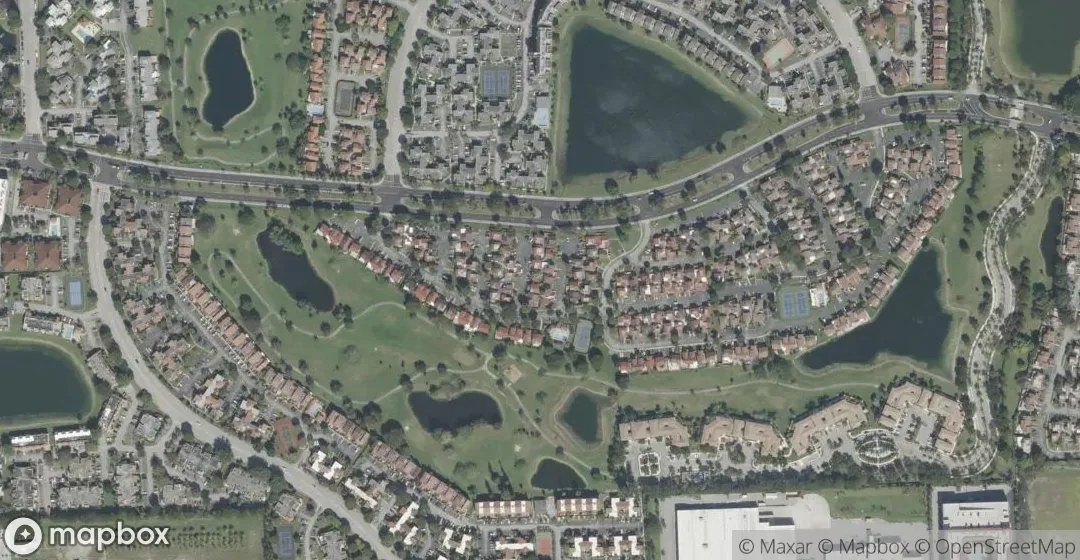 Aerial view of 10454 NW 5th Ter 4-30, Miami