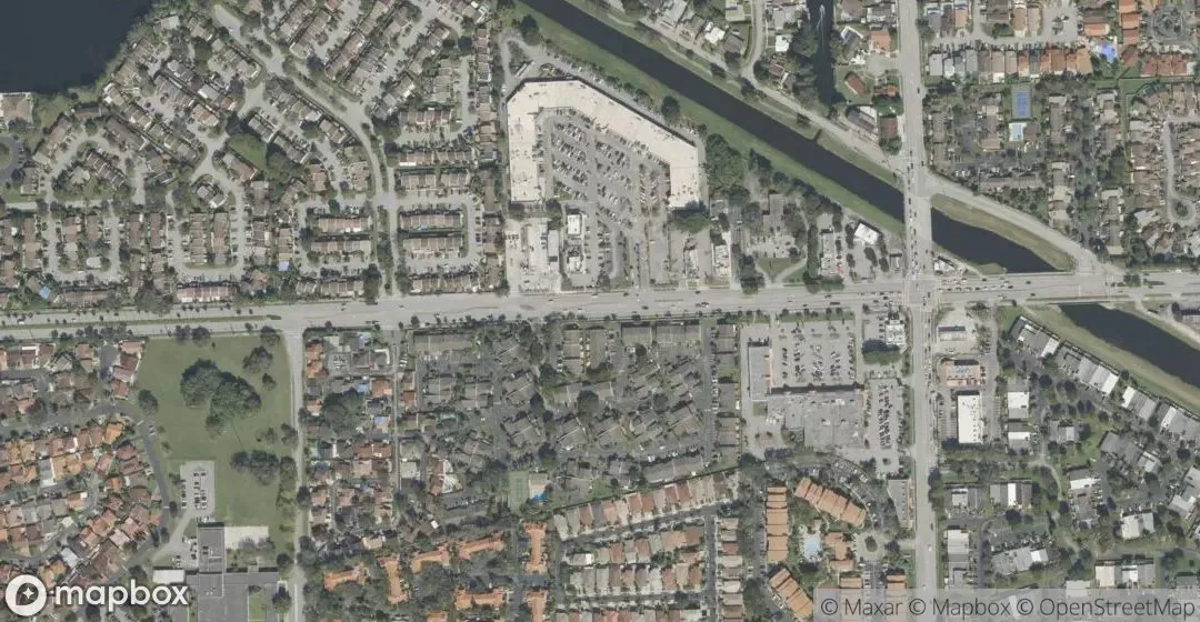 Aerial view of 10828 SW 72nd St 205, Miami