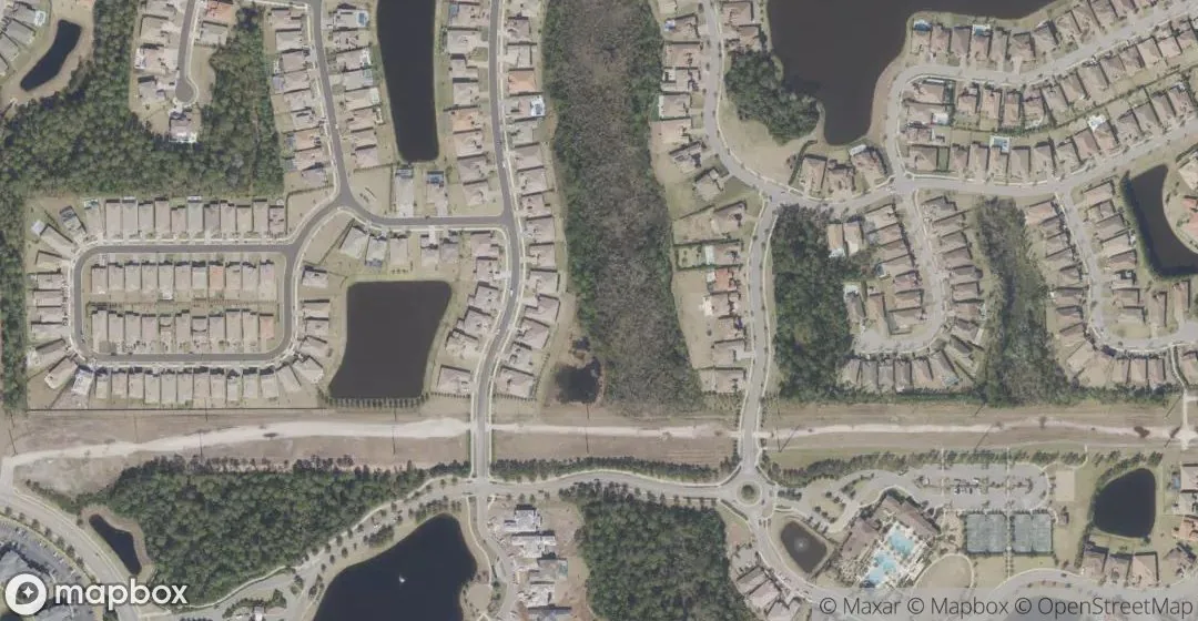 Aerial view of 3078 DANUBE Court, Jacksonville