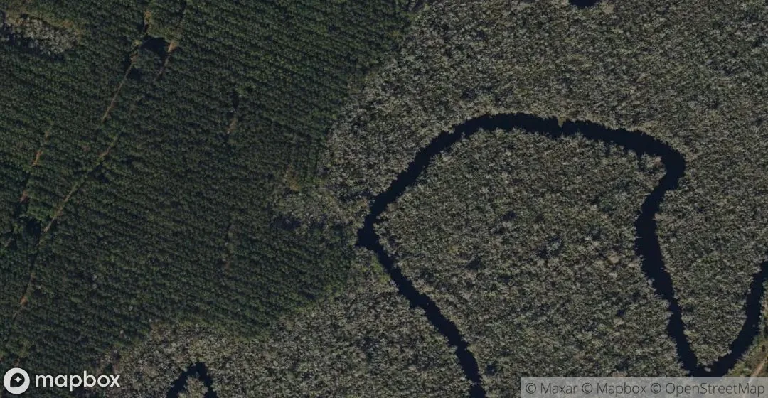 Aerial view of Thomas Creek
