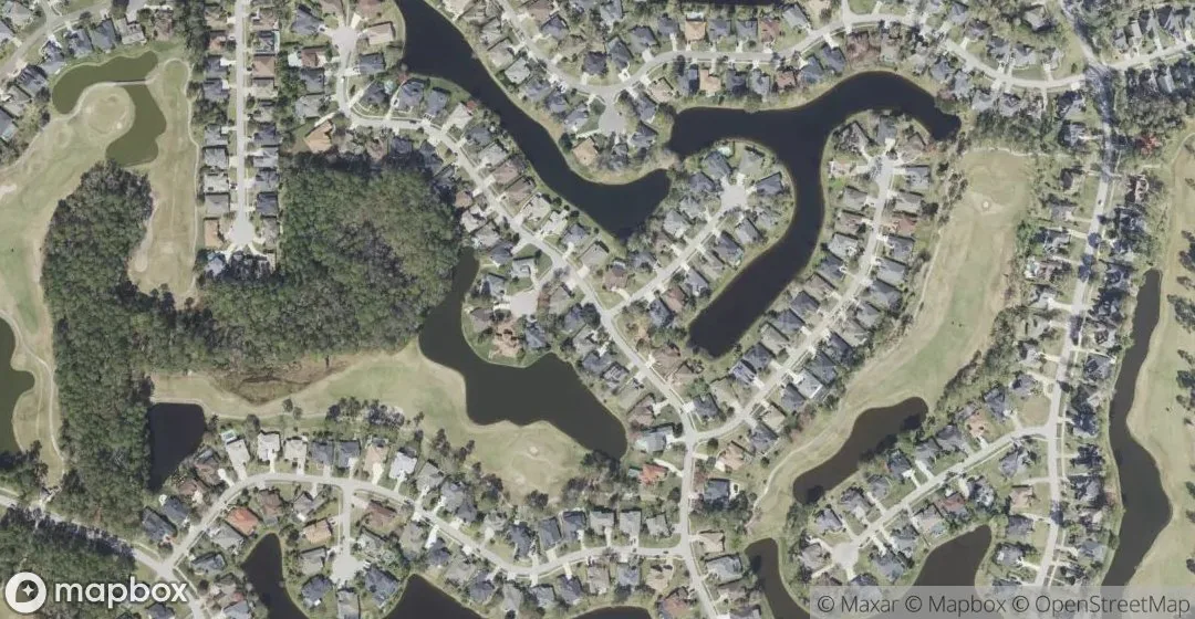 Aerial view of Waters Edge