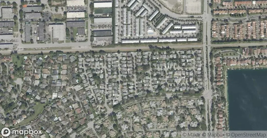 Aerial view of 13746 SW 145th St, Miami